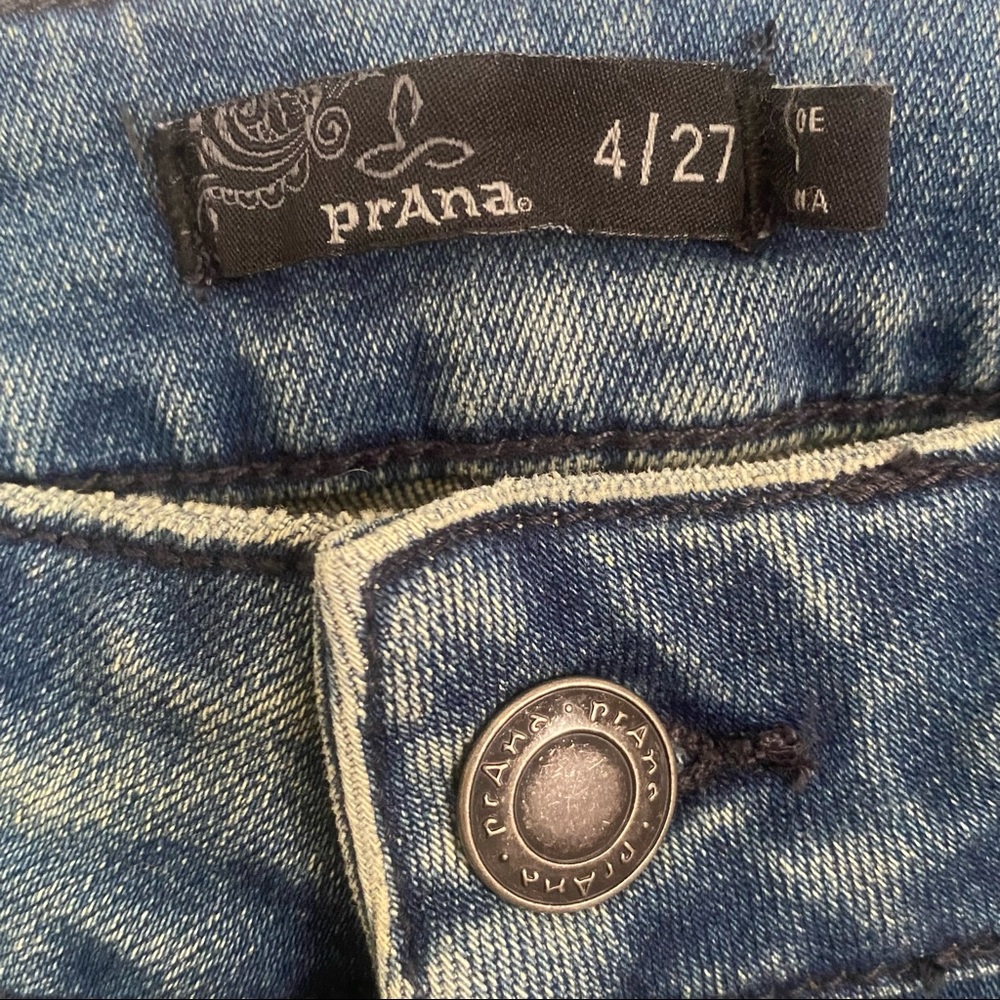 Prana Women's Gram Crop Button Fly Jean Size 4/27 - Picture 5 of 9